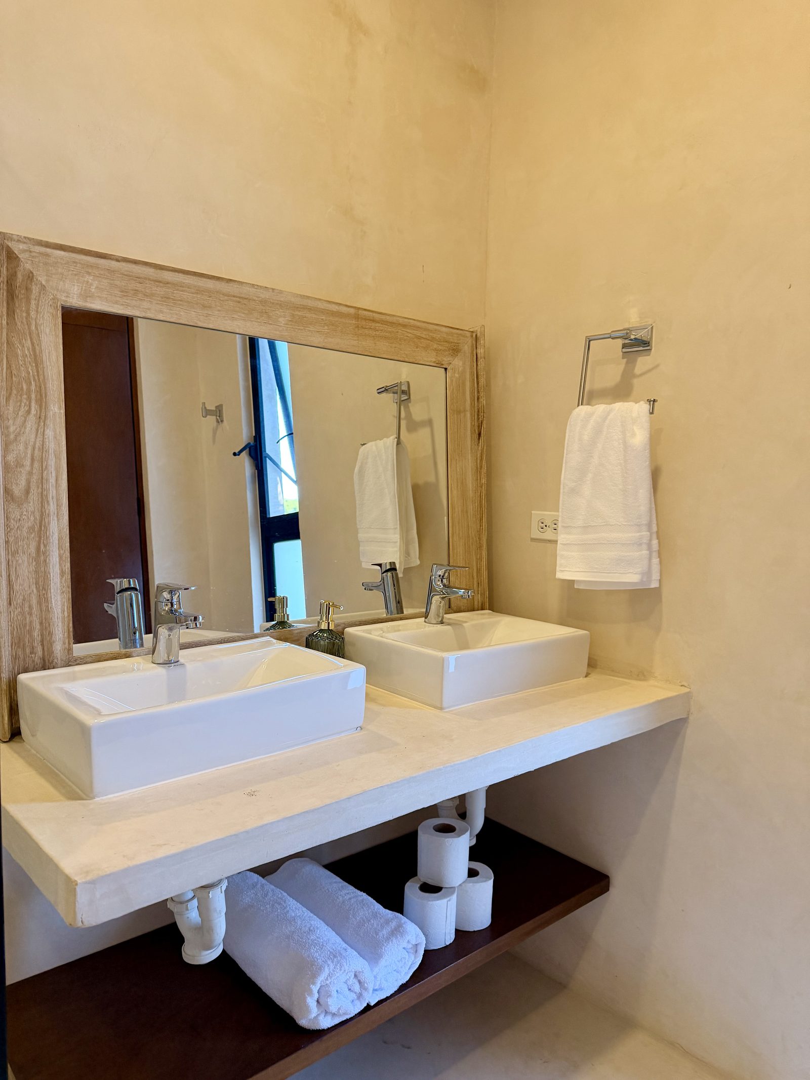 Master bathroom with double vanity