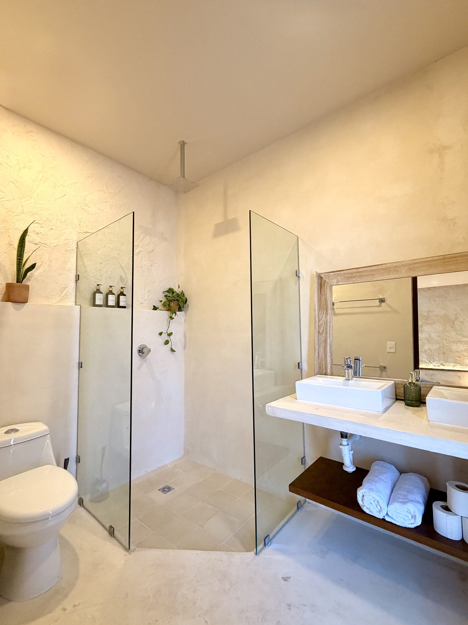 Bathroom with walk-in shower